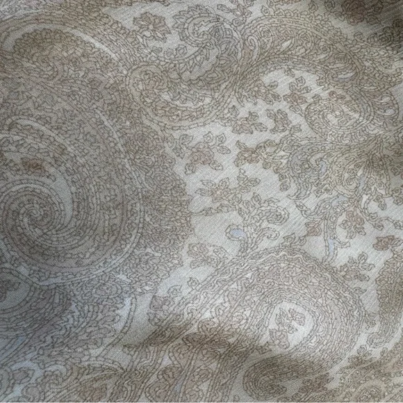 Lauren Ralph Lauren Silk Paisley Ruffled Maxi Skirt M - Picture 8 of 11